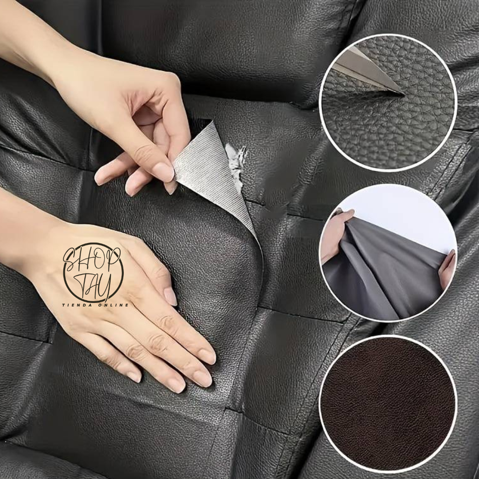 Parche Adhesivo de Cuero Premium